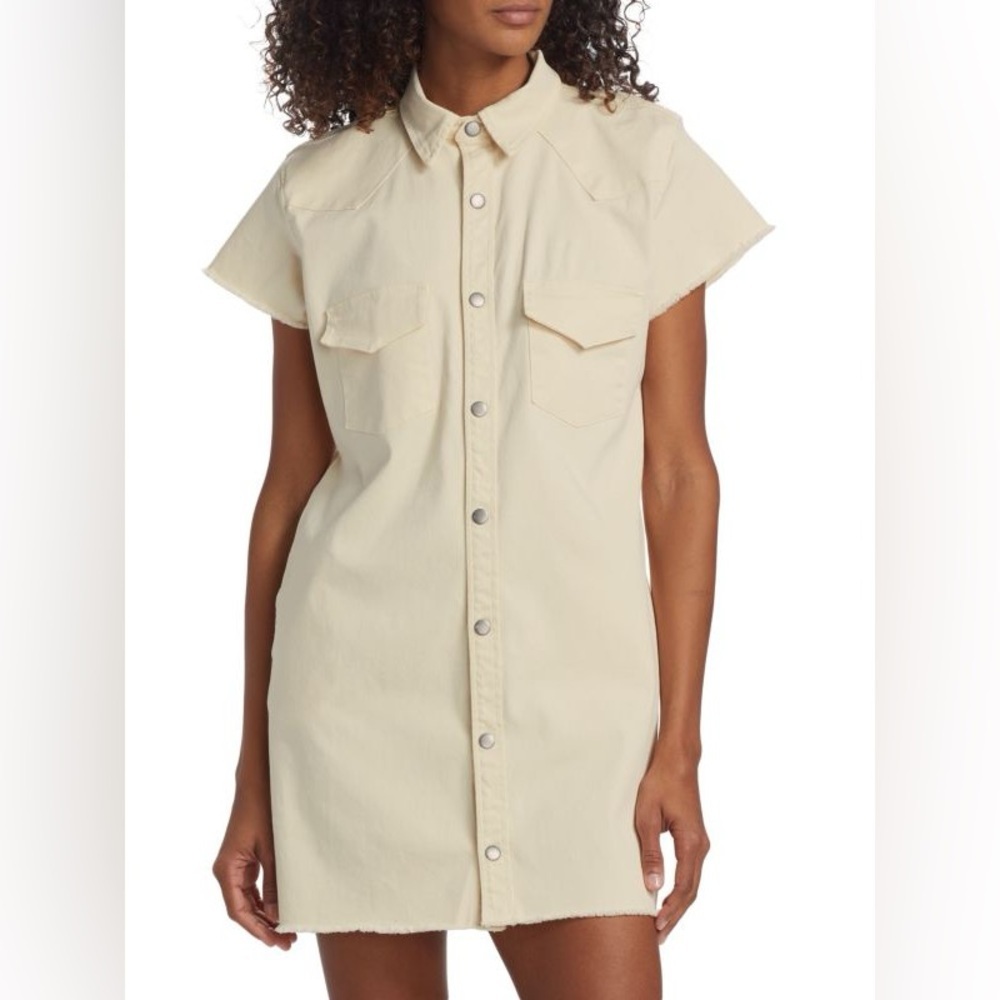 NSF
Oakley Western Stretch Denim Mini Dress‎ Size XS